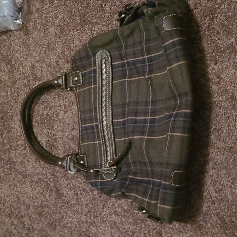 Chaps plaid purse.